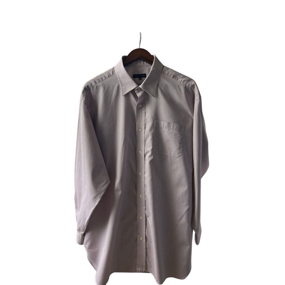 Robert Talbott Carmel Shirt Mens Size 18.5 /36 White Plaid Button Up Long Sleeve - Picture 1 of 7